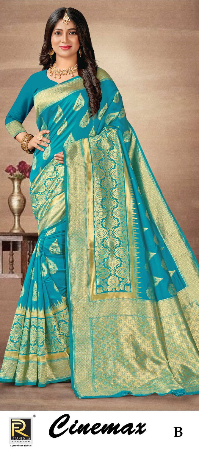 Ronisha Cinemax Designer Sarees Catalog
